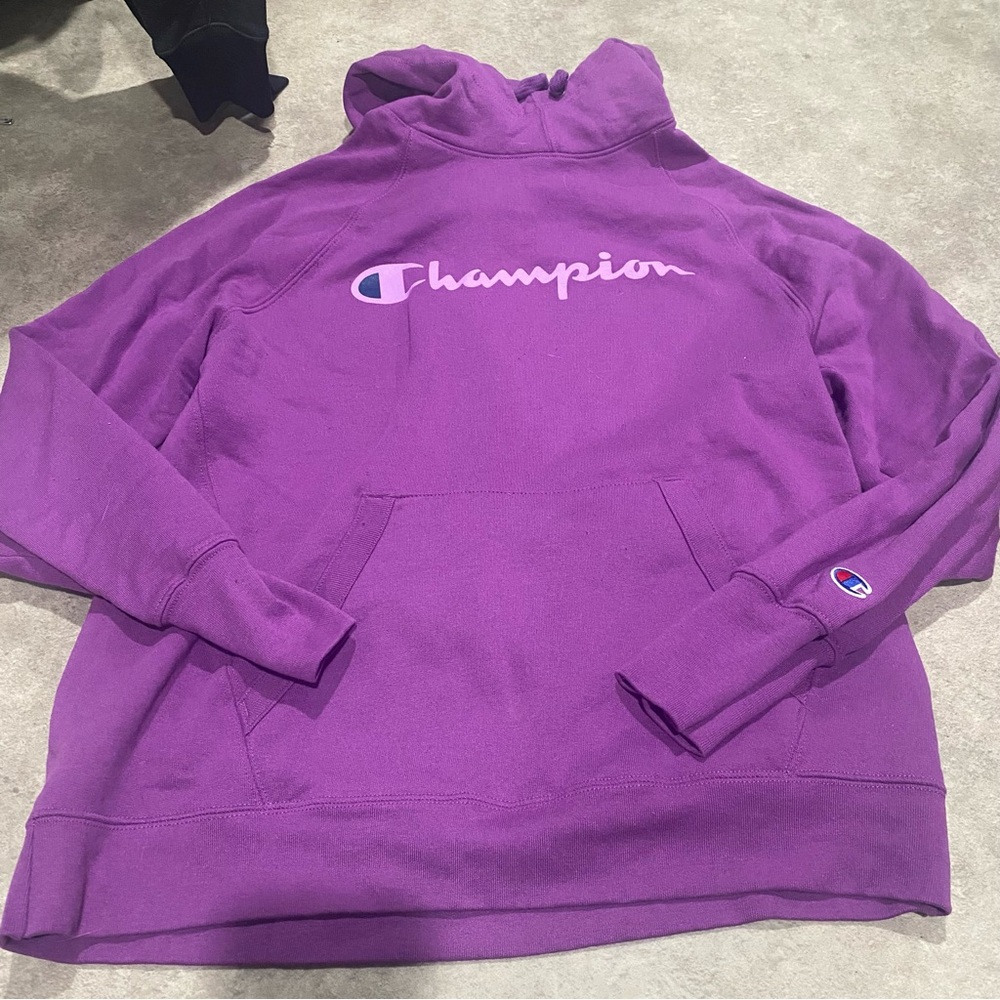 Women’s Champion Purple Hoodie Sz Large